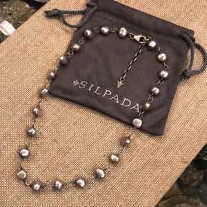 Silpada gray pearl necklace